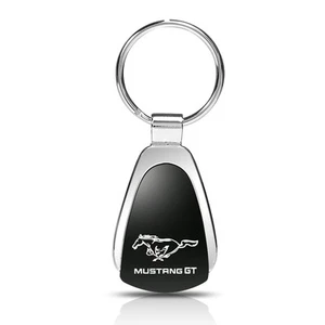 , INC Officially Licensed Black Teardrop Key Chain for Mustang GT - Picture 1 of 3