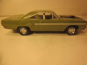 MATCHBOX YESTERYEAR, MUSCLE CAR, 1/43 DIECAST, 1971 GREEN PLYMOUTH GTX COUPE - Picture 1 of 9