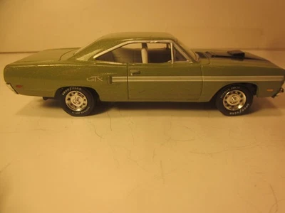 MATCHBOX YESTERYEAR, MUSCLE CAR, 1/43 DIECAST, 1971 GREEN PLYMOUTH GTX COUPE - Image 1 of 4