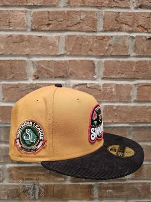 New Era 59Fifty Tennessee Smokies MiLB Club Corduroy Fitted Hat Size 7 1/2 - Image 1 of 4