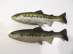Realistic 8" swimbait fishing lure lot, 2 pieces, baby bass, weedless - Picture 1 of 11