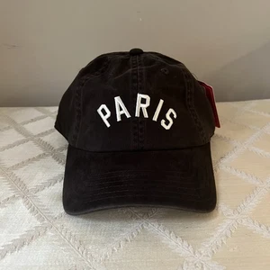 NWT Anthropologie American Needle Paris Baseball Cap in Black One Size $42 - Picture 1 of 5