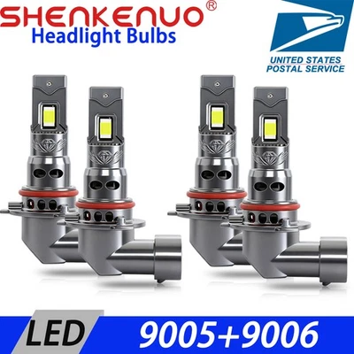 Kit de bombillas de haz alto/bajo LED súper brillantes para Honda Accord 2006 2007 6000K Foto 1 de 4