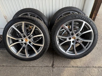 Original Porsche Cayenne 21" 9Y E3 Winterreifen Winterräder DOT22 Exclusive 6mm - Bild 1 von 4