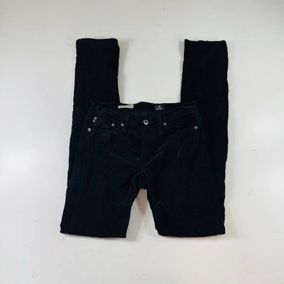 Adriano Goldschmied The Premiere Skinny Straight Corduroy Pants Black Women’s 26 - Image 1 of 4