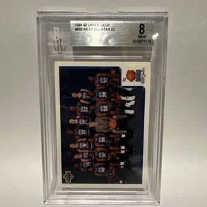1991-92 Upper Deck #450 West All-Star CL Graded 8 - Picture 1 of 3