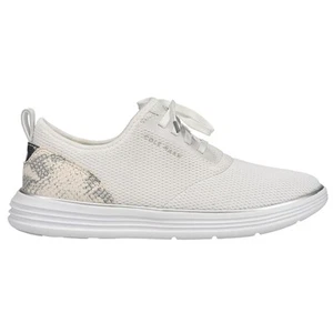 Cole Haan Grandsport Journey Snake Lace Up  Womens White Sneakers Casual Shoes W - Picture 1 of 5