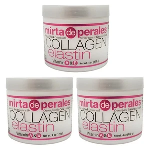 Mirta De Perales Collagen Cream Anti-aging Moisturizer, Skincare 4 oz. Pack of 3 - Picture 1 of 6
