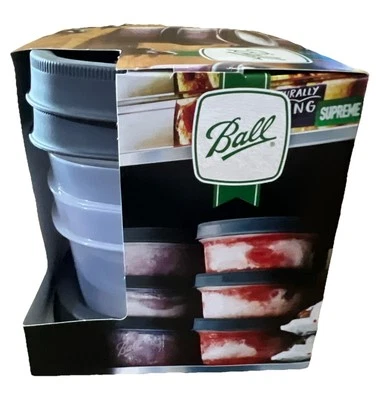 Ball 8oz Plastic Freezer Jar Container (3pack) - Image 1 of 4