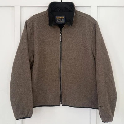 Vintage John Rich & Bros Woolrich Wool Jacket Brown Full Zip Sz XL Women’s - Image 1 of 4