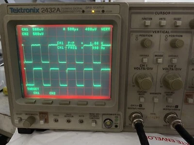 Calibrated Tektronix 2432A Oscilloscope 300MHz 2CH was $8000 new in 1990 - Image 1 of 4