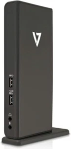 Estación de Acoplamiento Universal USB 3.0/USB 2.0 V7 con Salida HDMI - DVI y Más - Imagen 1 de 5