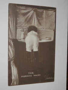 BROCKTON MA - POSTAL 1908 - EL LAVADO DE LA MAÑANA - SHEAHAN - Imagen 1 de 2