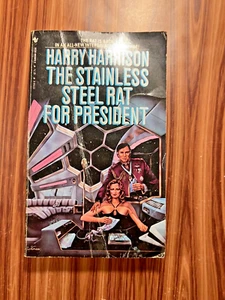 The Stainless Steel Rat For President Harry Harrison Paperback Book Sci-Fi 1982 - Picture 1 of 10