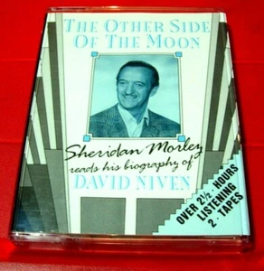 Sheridan Morley Reads David Niven The Other Side Of The Moon 2-Tape Audio Biog - Picture 1 of 2