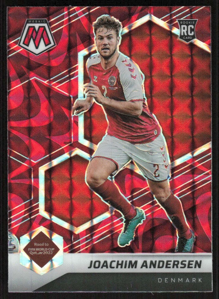 Joachim Anderson 2021 Panini Mosaic FIFA Road to World Cup # 152 RC Reactive Red - Image 1 of 1
