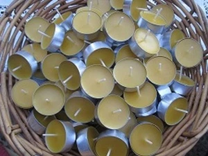 50 Bienenwachs-Teelichter - Bild 1 von 1