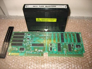 NEO TURF MASTERS HOLOGRAPHIC LABEL NEO GEO MVS CART 100% ORIGINAL SNK! - Imagen 1 de 9