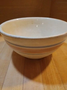  VINTAGE Watt McCoy USA OFENGESCHIRR SCHÜSSEL BLAU/ROSA Streifen  - Bild 1 von 3