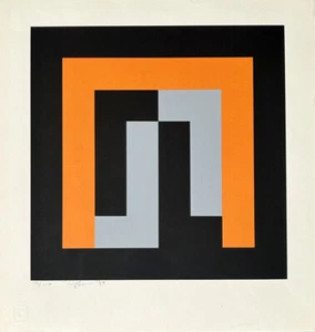 Ian Tyson Diversions XI 1970 Signed Silkscreen Limited Edition Art - Picture 1 of 7