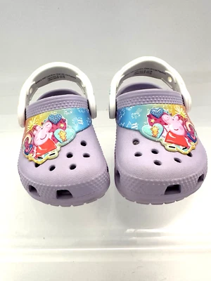 Crocs Clásico Lavanda Peppa Pig Niño Pequeño NIÑO 5C EXCELENTE Foto 1 de 4