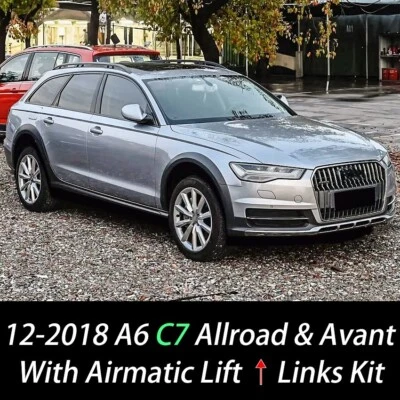 KIT ELEVADOR SUSPENSIÓN NEUMÁTICA PARA AUDI A6 ALLROAD C7 ESLABONES ELEVADORES NIVELACIÓN Foto 1 de 4