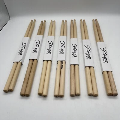 Stagg 7 pares de baquetas de abedul 5A nuevas Foto 1 de 3