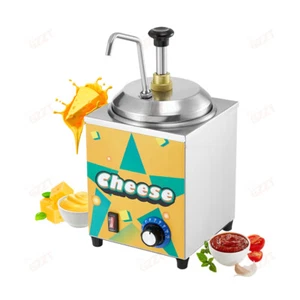 2.5L Sauce Warmer Commercial Electric Sauce Heating Machine Pump Dispenser 240V - Picture 1 of 20