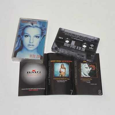 Britney Spears - In the Zone 2003 - original indonesia cassette tapes - Image 1 of 4