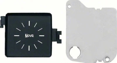 1968-74 Chevy II, Nova Dash Clock Opening Delete Plate - Image 1 of 2