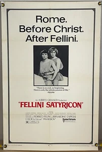 FELLINI SATYRICON FF POSTER FILM ORIGINALE UN FOGLIO MARTIN POTTER (1970) - Foto 1 di 1