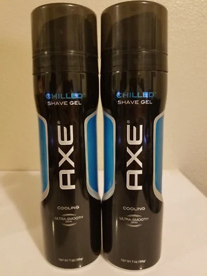 Lote de 2 Gel de Afeitar Enfriado Hacha Enfriamiento Piel Ultra Suave 7 OZ (Envío Gratis) Foto 1 de 2