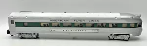 Gilbert American Flyer S Gauge 963 Green Striped Washington Observation Car - Picture 1 of 17