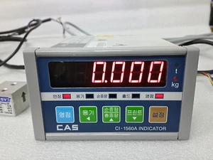CAS LOAD CELL BCL-6L & CI-1560A INDICATOR Tested - Picture 1 of 9