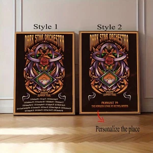 Dark Star Orchestra 2025 Summer Tour Poster - Picture 1 of 2