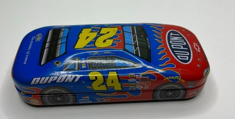 Nascar Jeff Gordon Dupont 24 Racecar Protective Tin Case For Glasses And Eyeware Cover