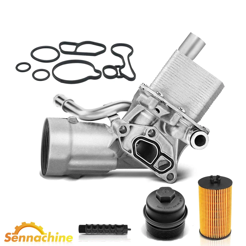 Oil Cooler Filter Housing 55566784 For Chevy Cruze Sonic Trax Buick Encore 1.4L - Image 1 of 4
