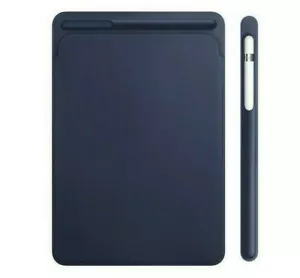 GENUINE Apple iPad Pro 10.5" Leather Sleeve Cover Case MPU22M/A | Midnight Blue - Picture 1 of 5