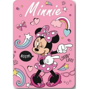 MINNIE MAUS DISNEY FLEECEDECKE 100 x 140CM PINK - Bild 1 von 1