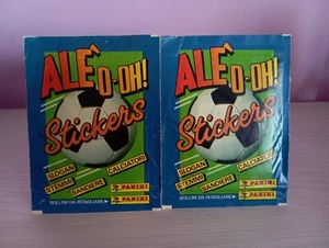 π₯π₯π₯ Figurine panini Ale O-Oh! Stickers 2 bustine Sigillate Anno 1989 π₯π₯π₯ - Foto 1 di 2
