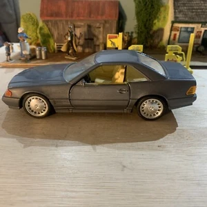 Signature Models - 1989 Silver Mercedes-Benz 500 SL - 1:24 Scale - Picture 1 of 10