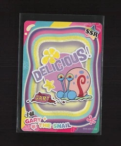 Gary el Caracol Delicioso! Tarjeta coleccionable SB00-SSR-012L3 Bob Esponja KAYOU - Imagen 1 de 5
