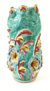 Vintage Mid Century Italienische Keramik Vase um 50er Jahre Vietri Scotto Typ - Bild 1 von 7