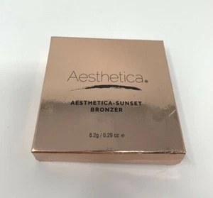 Aesthetica Sunset Bronzer Matte Powder Copper Glow Tone Contouring .29oz  - Picture 1 of 5