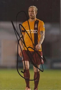 FOTO DE ACCIÓN 6x4 firmada por Bradford: Andrew Davies + certificado de autenticidad - Imagen 1 de 1