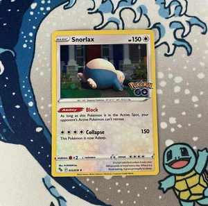 Snorlax 055/078 Cosmos Holo Rare Promo Pokemon GO Stamped Pokemon Card NM - Bild 1 von 3