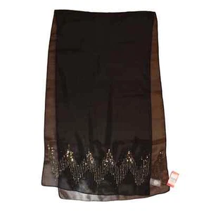 Bufanda envolvente de noche transparente Vince Camuto 18" x 72" #VC3024 - Imagen 1 de 3