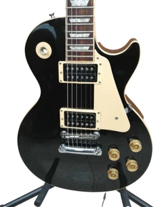 [Gibson] Les Paul Standard Black 1998 Electric Guitar From Japan Main Unit Only - Picture 1 of 24