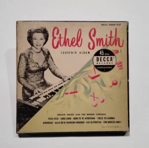 Ethel Smith Organ Solos With The Bando Carioca  Souvenir Album 3x7" discs In Box - Picture 1 of 7