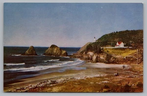 Postcard Heceta Head Light House near Florence Oregon Coast Unposted - Picture 1 of 2